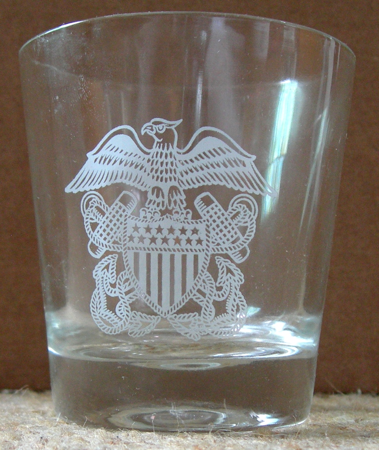 American Eagle Engraved Whiskey Glass (4)