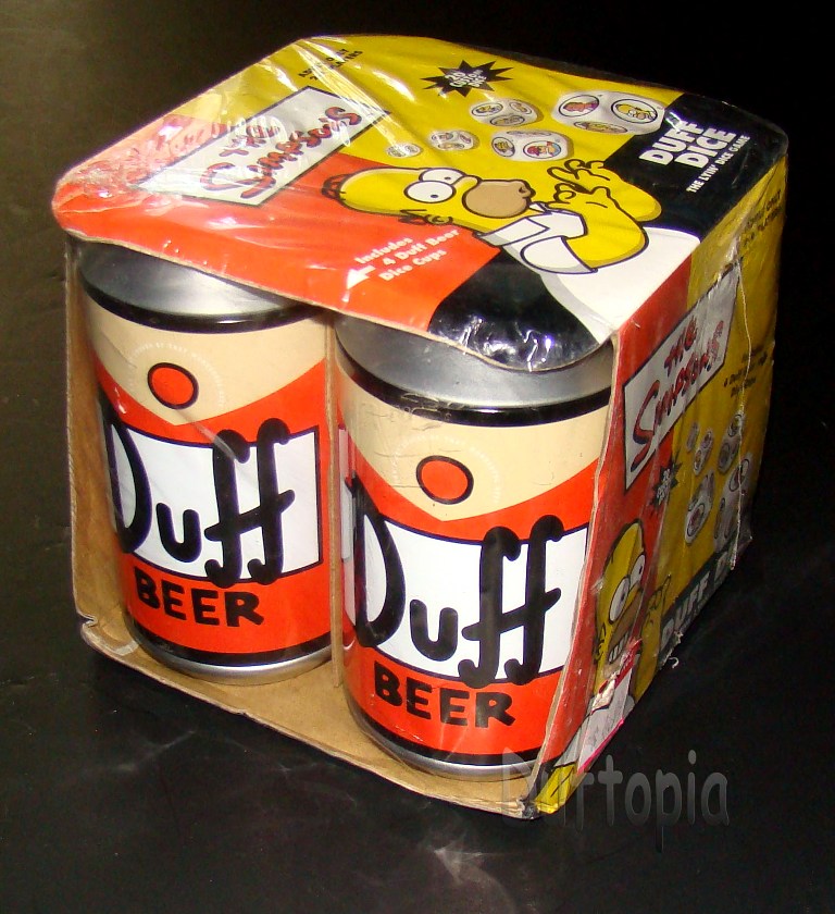 The Simpsons duff beer dice game toy (1)
