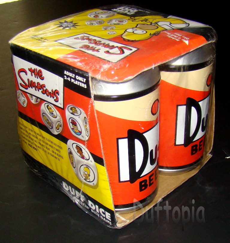 The Simpsons duff beer dice game toy (3)