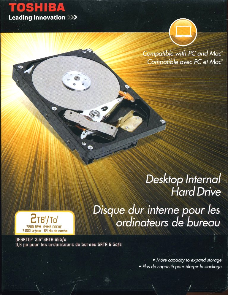 Toshiba 2 TB int hard disks (1)